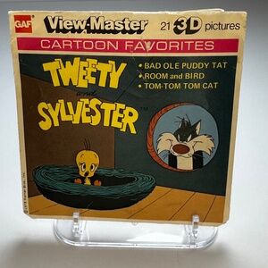 Vintage View-Master Tweety and Sylvester • Cartoon Favorites • 3 Reels